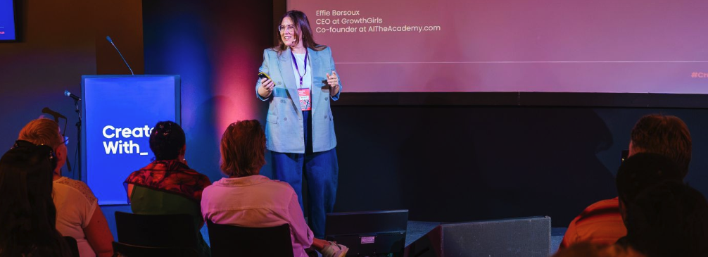 Effie Bersoux on stage
