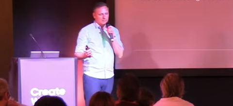 Tom Wesolowski on stage