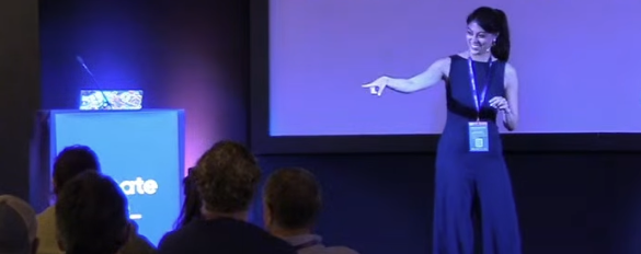 Stephany Oliveros on stage