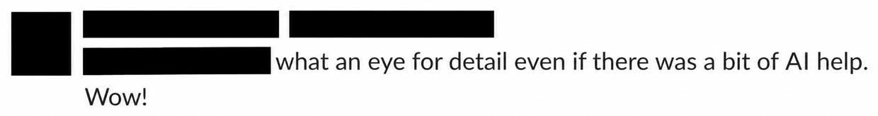 Colleague feedback on the engagement