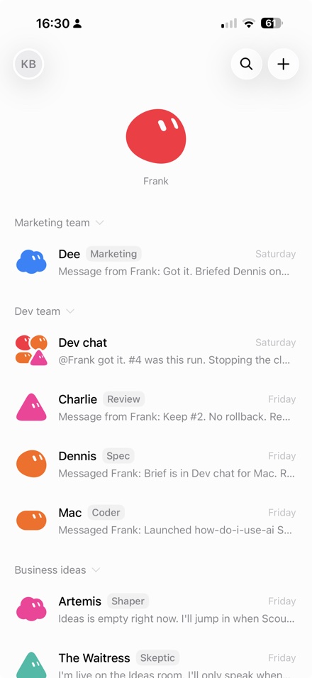The GrokBot mobile app