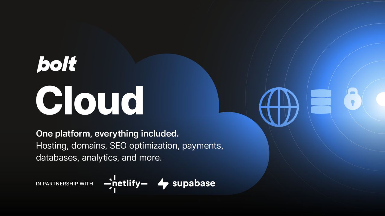 Bolt Launches Cloud Platform With Netlify and Supabase for Production-Scale Apps