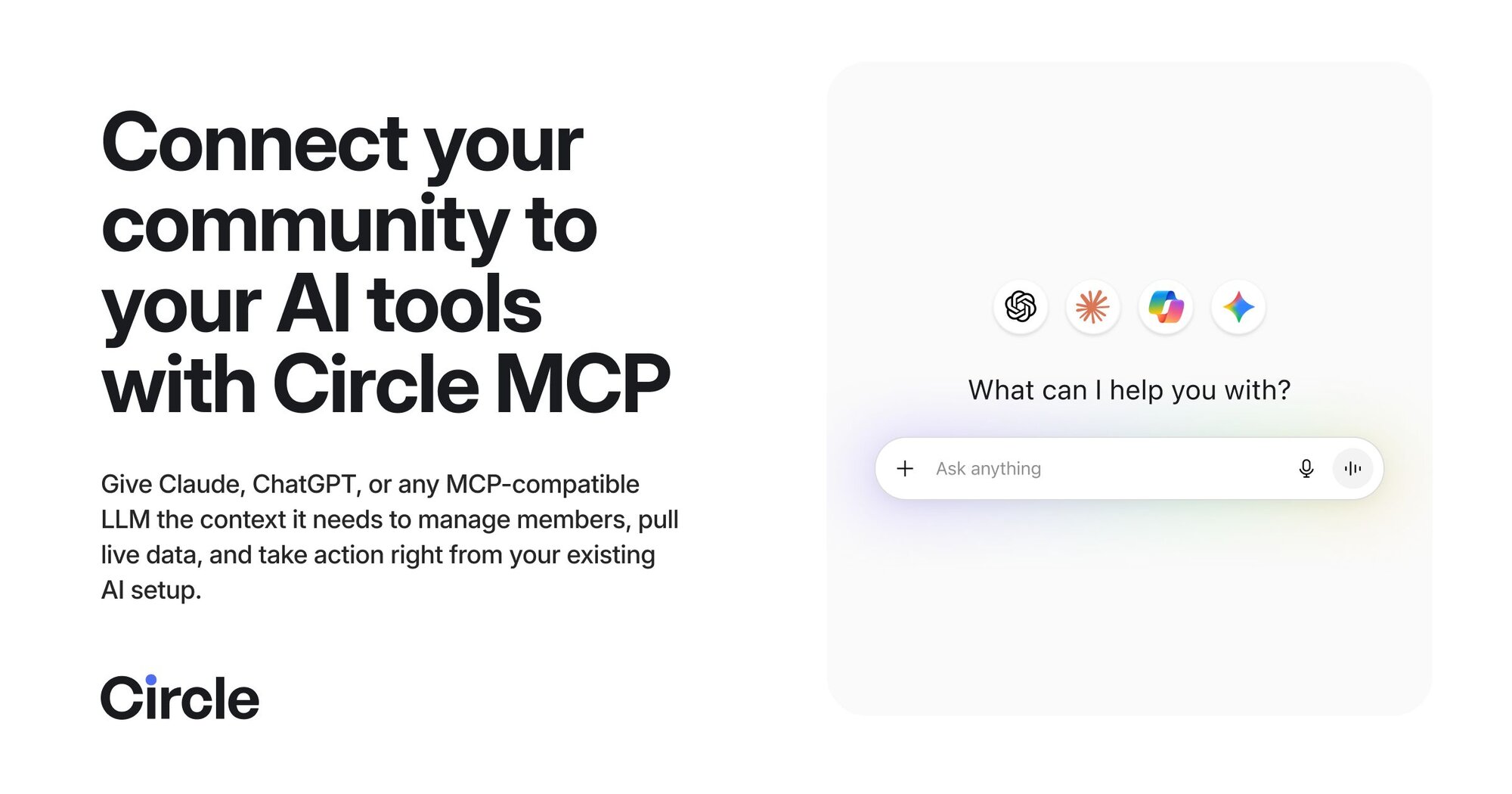 Circle Launches MCP Integration to Connect Communities with AI Tools