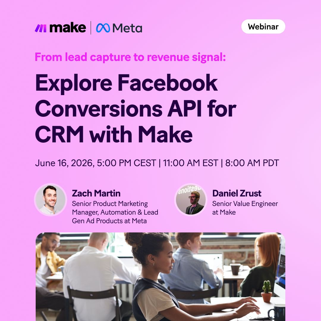 Make Partners With Meta to Deliver 16% Lower Cost Per Lead Using CRM Conversion Data