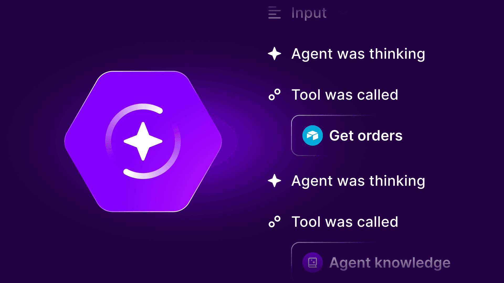 Make AI Agents interface and workflow concept
