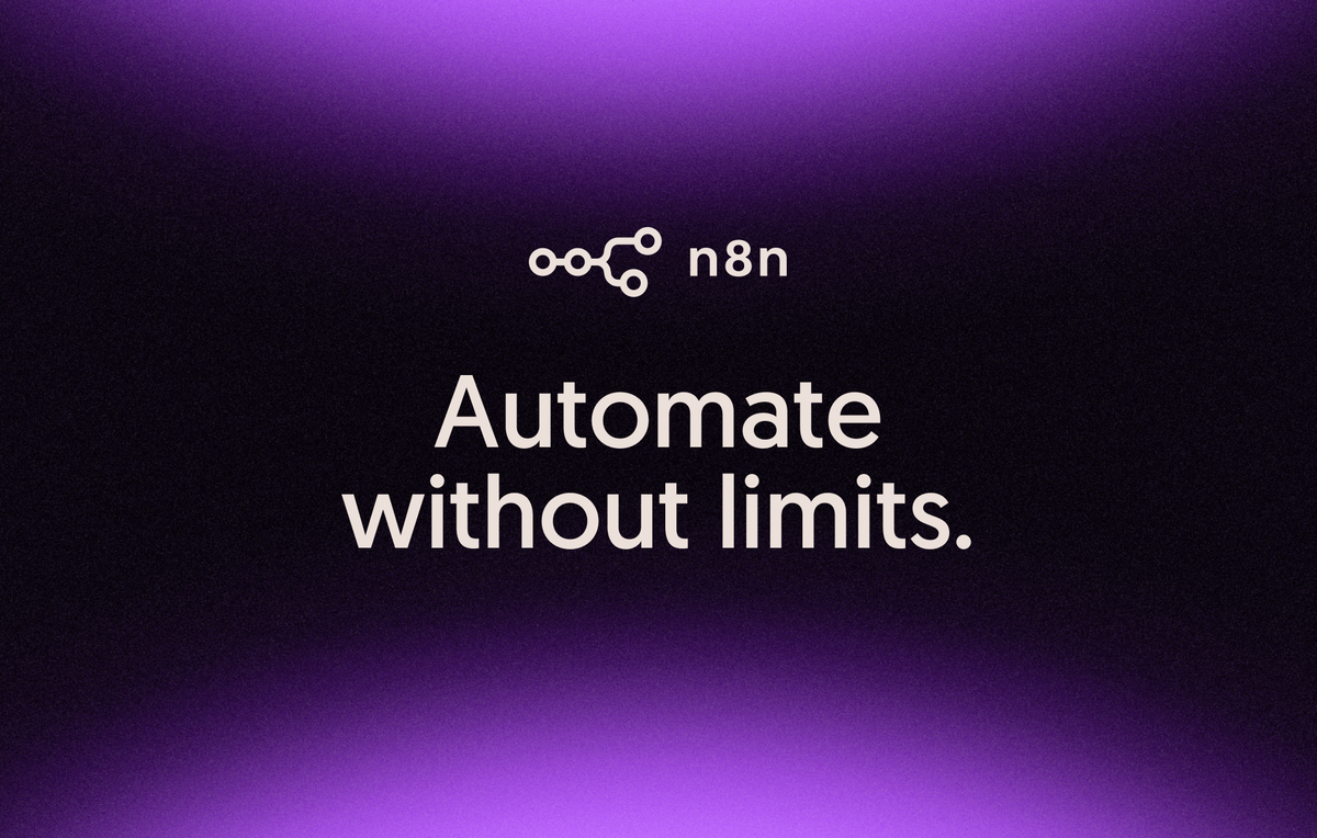n8n interface illustrating connected automation services