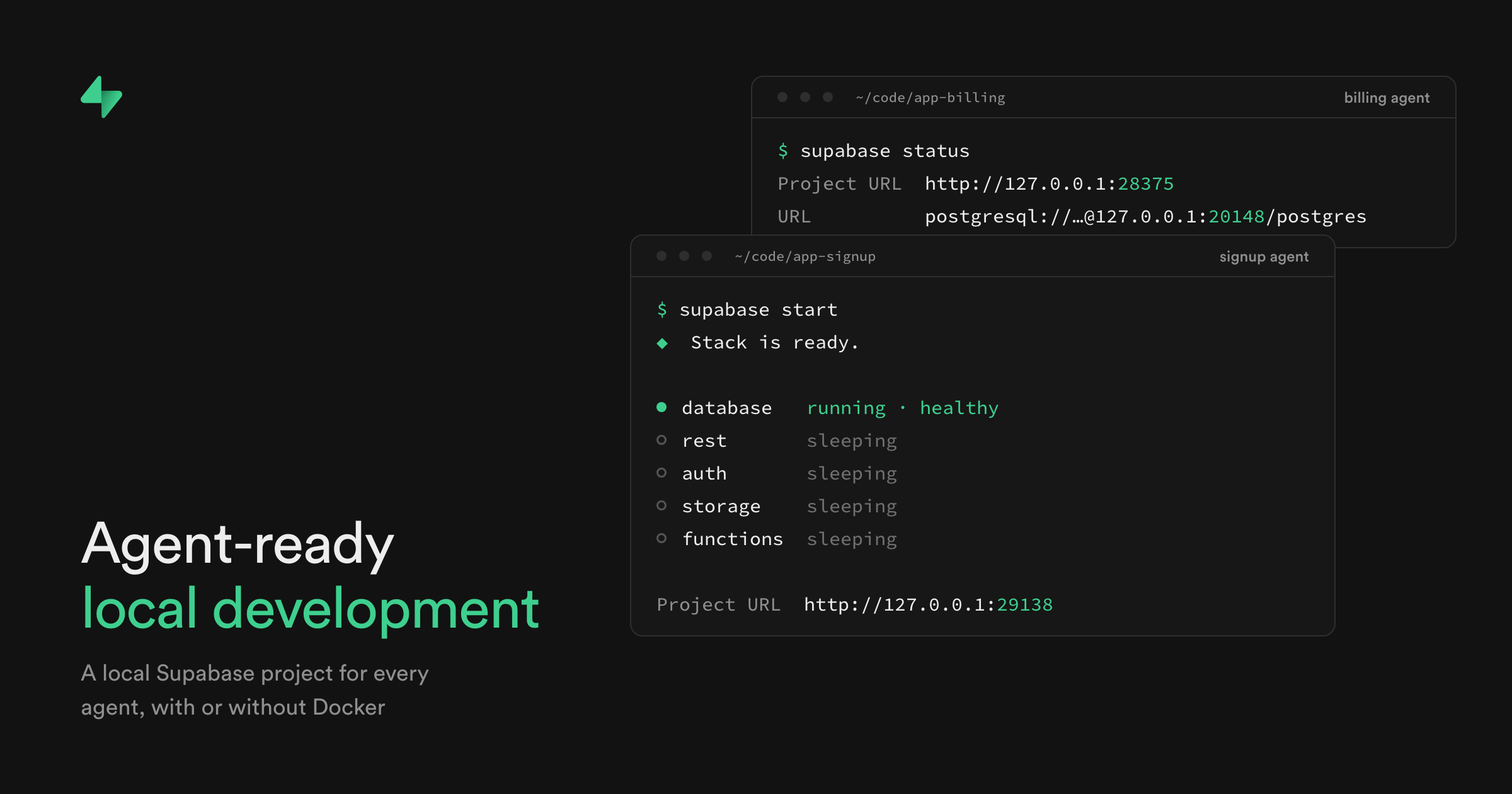 Supabase Gives Every Coding Agent Its Own Local Project