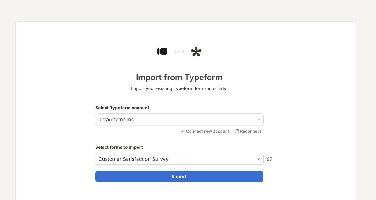 Tally Forms Launches One-Click Typeform Importer with Unlimited Free Responses