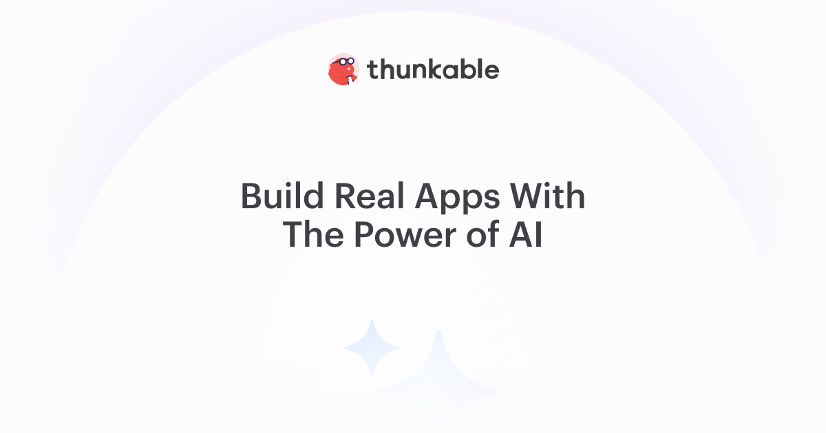 Thunkable Updates GenAI Project Generator for Faster No-Code App Creation