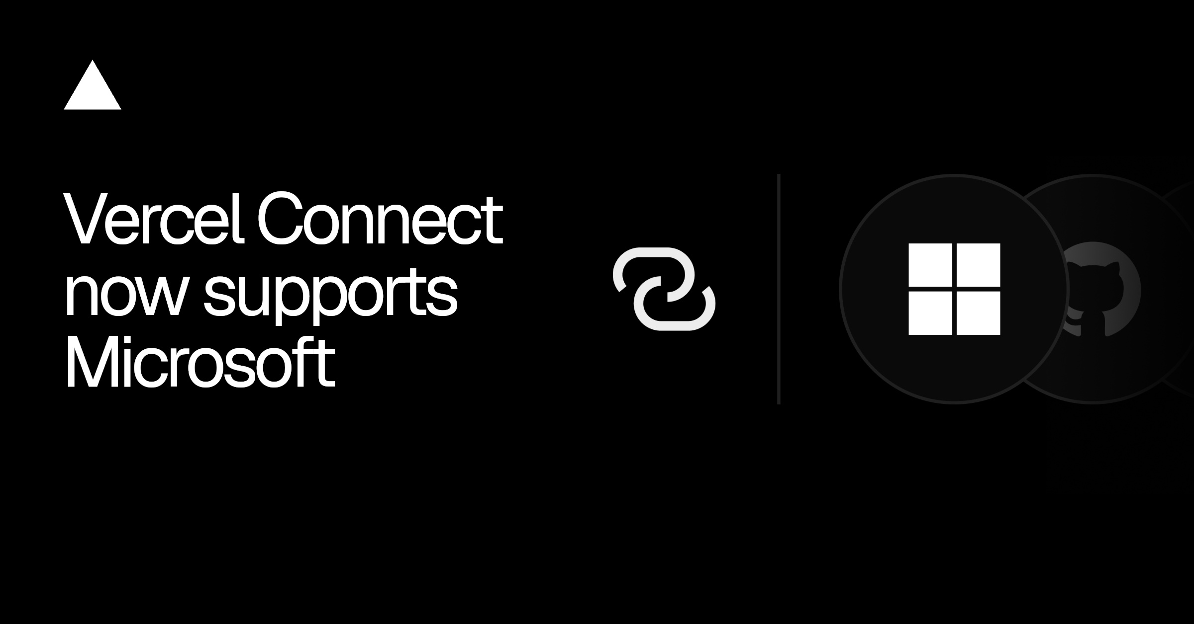 Vercel Expands Vercel Connect With Managed Microsoft Integration