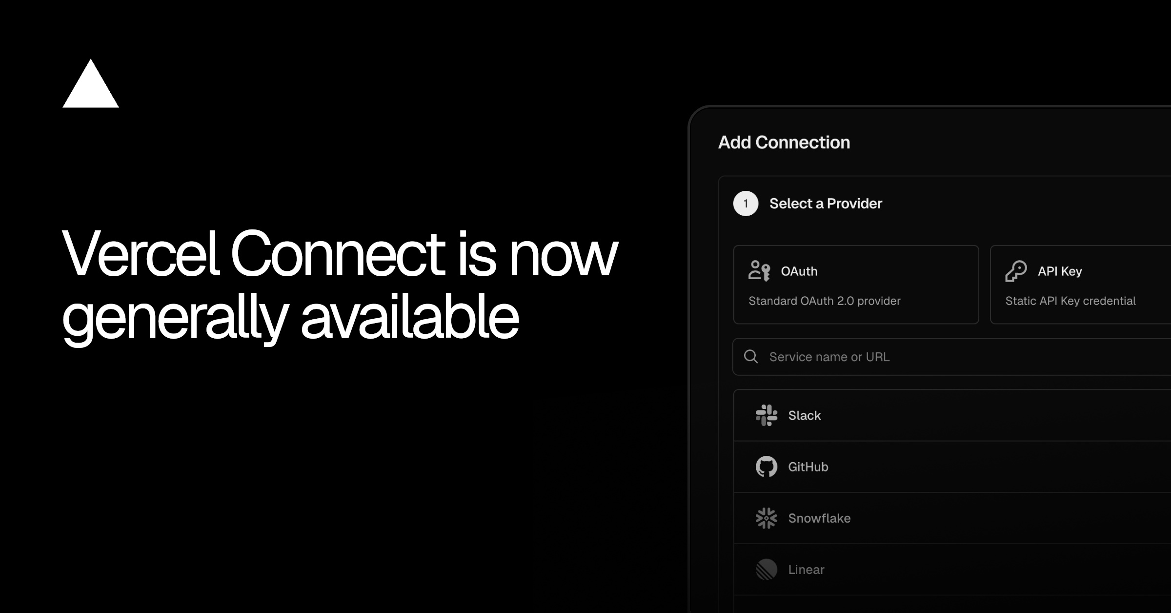 Vercel Makes Vercel Connect Generally Available Across All Plans